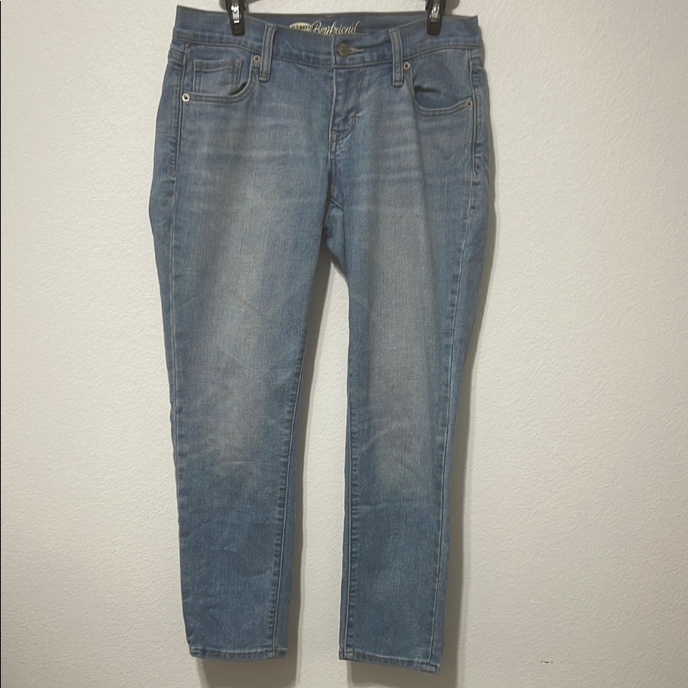 Old Navy Boyfriend Blue Straight Leg Jeans size 2